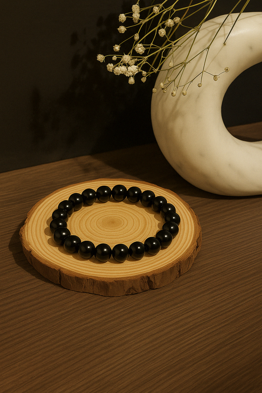 Black Tourmaline Bracelet | Protection. Grounding. Strength.