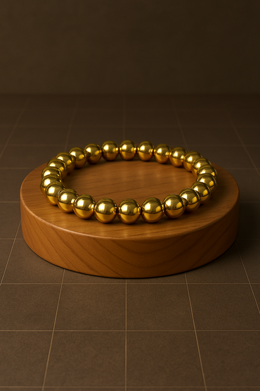 Golden Pyrite Bracelet | Abundance,Protection,Drive.