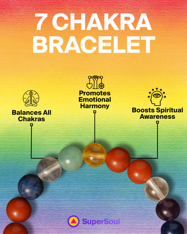 Seven Chakra Bracelet | Chakra Balance, Energy Alignment