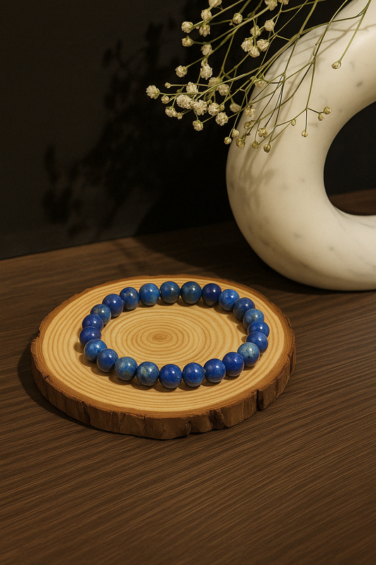 Lapis Lazuli Bracelet | Wisdom. Expression. Intuition.