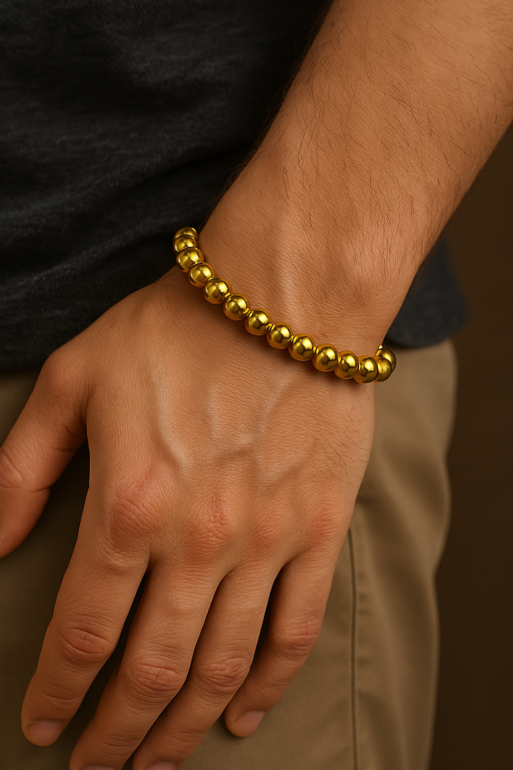 Golden Pyrite Bracelet | Abundance,Protection,Drive.