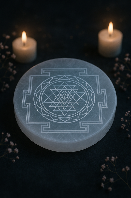 Selenite Plate | Cleanse. Charge. Elevate.