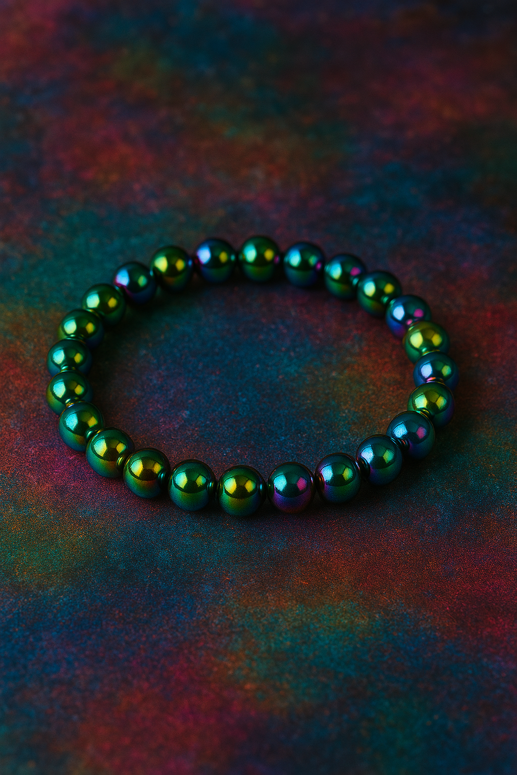 Aura Hematite Bracelet | Powerful, grounding, protective