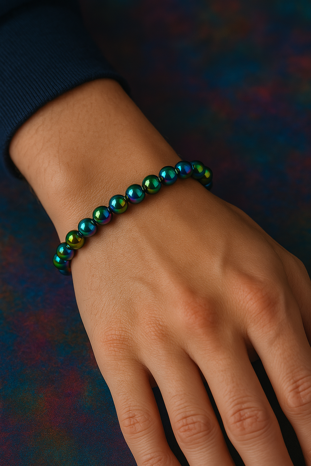 Aura Hematite Bracelet | Powerful, grounding, protective