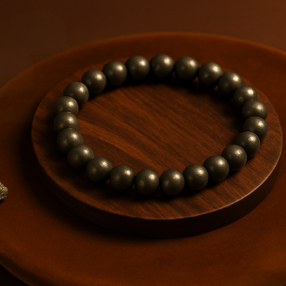 Raw Pyrite Bracelet | Money attraction, Success and Confidence