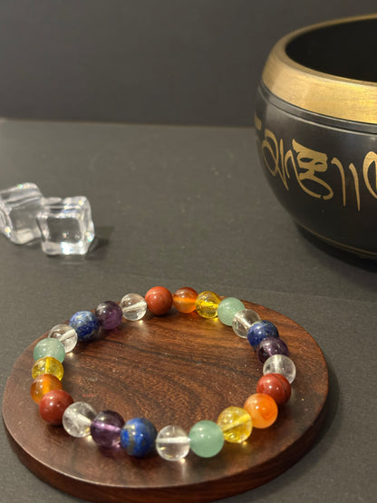 Seven Chakra Bracelet | Chakra Balance, Energy Alignment