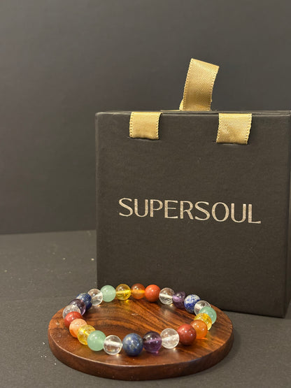 Seven Chakra Bracelet | Chakra Balance, Energy Alignment