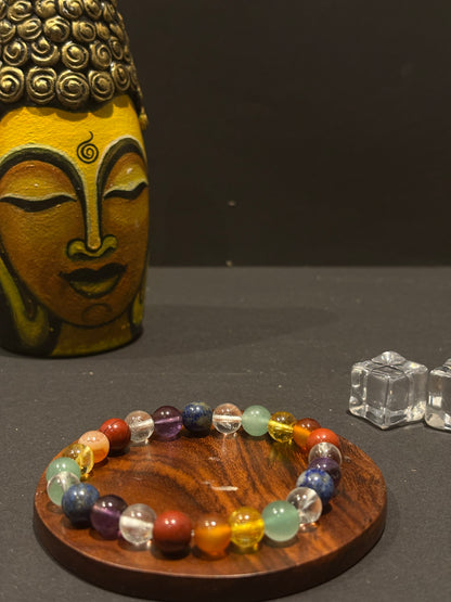 Seven Chakra Bracelet | Chakra Balance, Energy Alignment