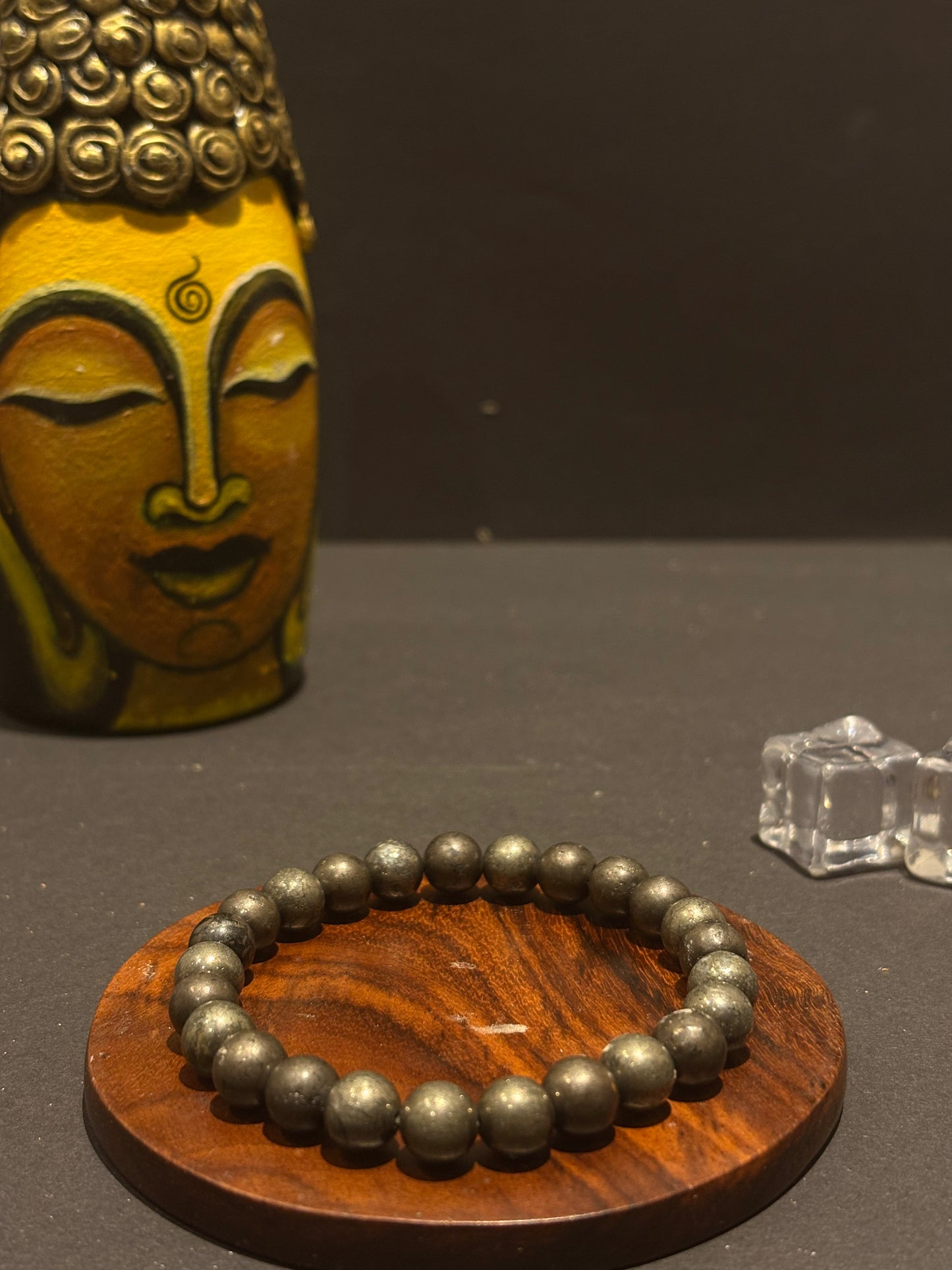 Raw Pyrite Bracelet | Money attraction, Success and Confidence