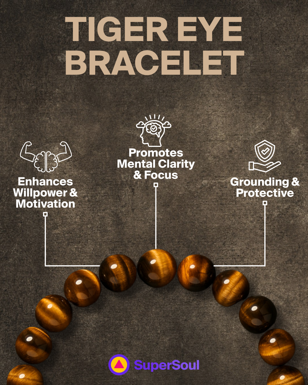 Tiger Eye Bracelet | Courage, clarity, confidence