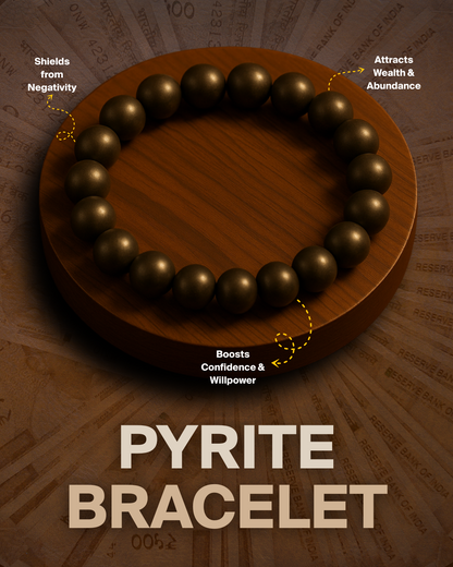 Shakti Yog Combo | Raw Pyrite, 7 Chakra Bracelet